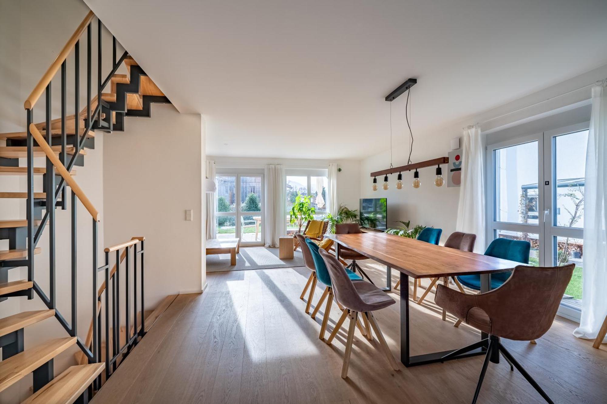 Liboria: Stylisches Haus; Sauna ; 4Min Zum See Seehausen am Staffelsee Buitenkant foto